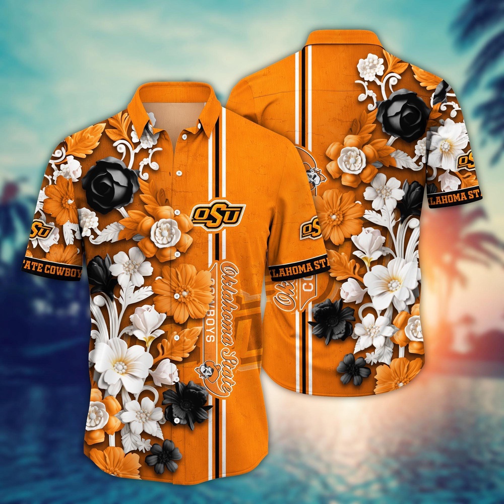 NCAA Oklahoma State Cowboys Hawaiian Shirt Fusion Delight For Sports Fans