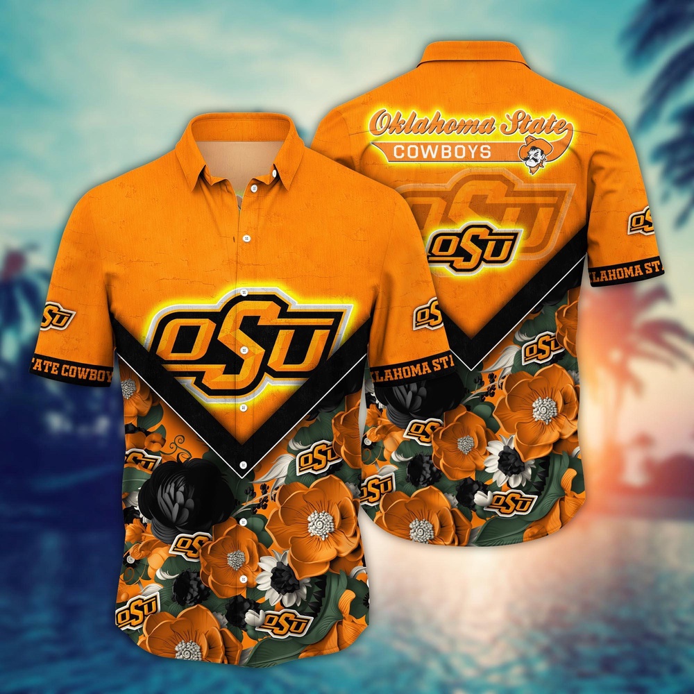 NCAA Oklahoma State Cowboys Hawaiian Shirt Tropic Twist For Fans
