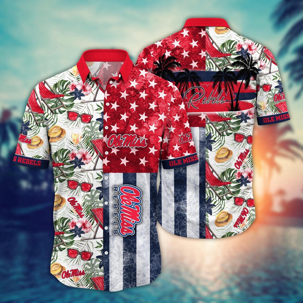 NCAA Ole Miss Rebels Hawaiian Shirt Glory Garden Gift For Fans NCAA Ole Miss Rebels Hawaiian Shirt Glory Garden Gift For Fans