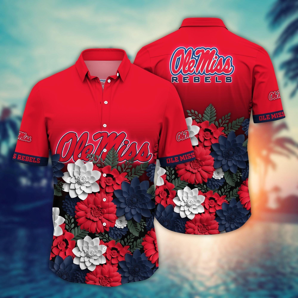 NCAA Ole Miss Rebels Hawaiian Shirt Spectacle Swing For Fans NCAA Ole Miss Rebels Hawaiian Shirt Spectacle Swing For Fans
