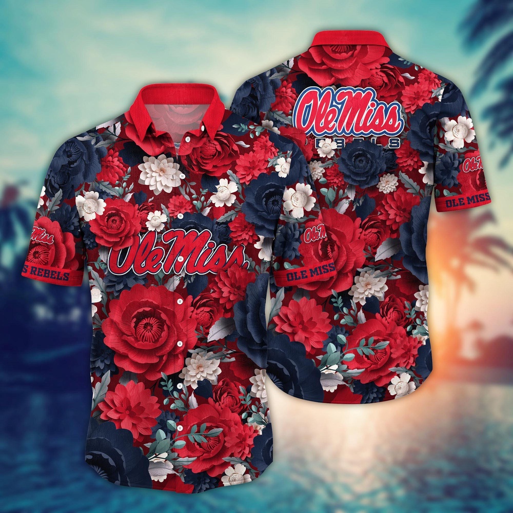 NCAA Ole Miss Rebels Hawaiian Shirt Sway in Style For Fans