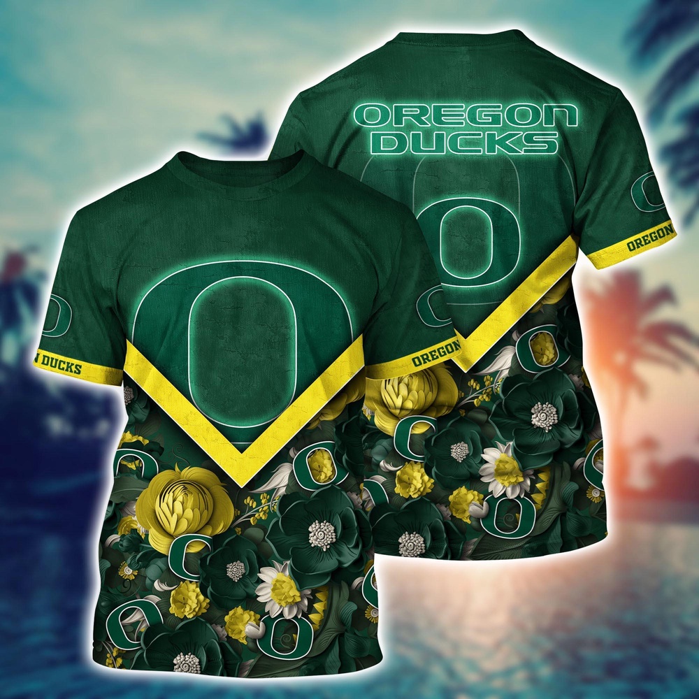 NCAA Oregon Ducks 3D T-Shirt Signature Elegance Threads For Sports Fans NCAA Oregon Ducks 3D T-Shirt Signature Elegance Threads For Sports Fans
