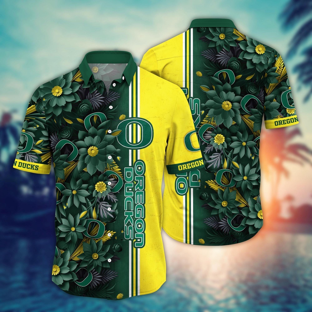 NCAA Oregon Ducks Hawaiian Shirt Paradise Found For Fans NCAA Oregon Ducks Hawaiian Shirt Paradise Found For Fans