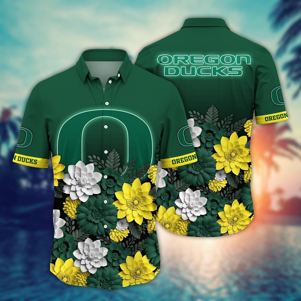 NCAA Oregon Ducks Hawaiian Shirt Spectacle Swing For Fans NCAA Oregon Ducks Hawaiian Shirt Spectacle Swing For Fans