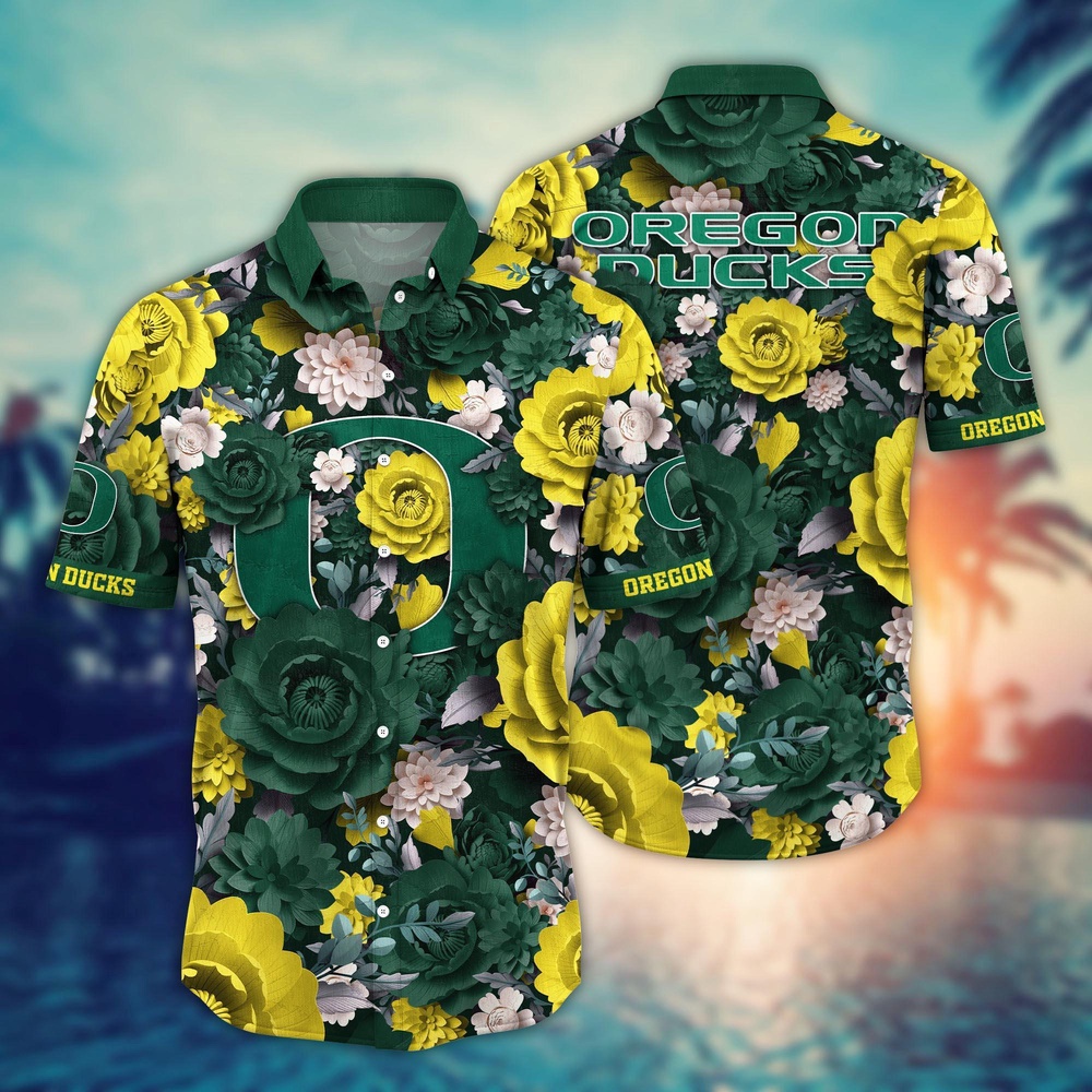 NCAA Oregon Ducks Hawaiian Shirt Sway in Style For Fans