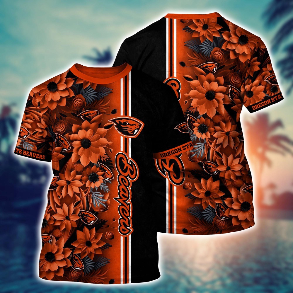 NCAA Oregon State Beavers 3D T-Shirt Fashion Fusion Bliss For Sports Fans NCAA Oregon State Beavers 3D T-Shirt Fashion Fusion Bliss For Sports Fans