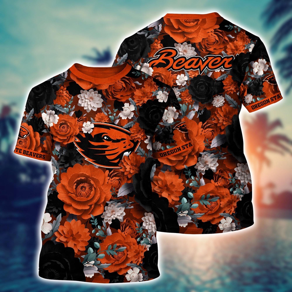 NCAA Oregon State Beavers 3D T-Shirt Trendsetting Threads Fashion For Sports Fans