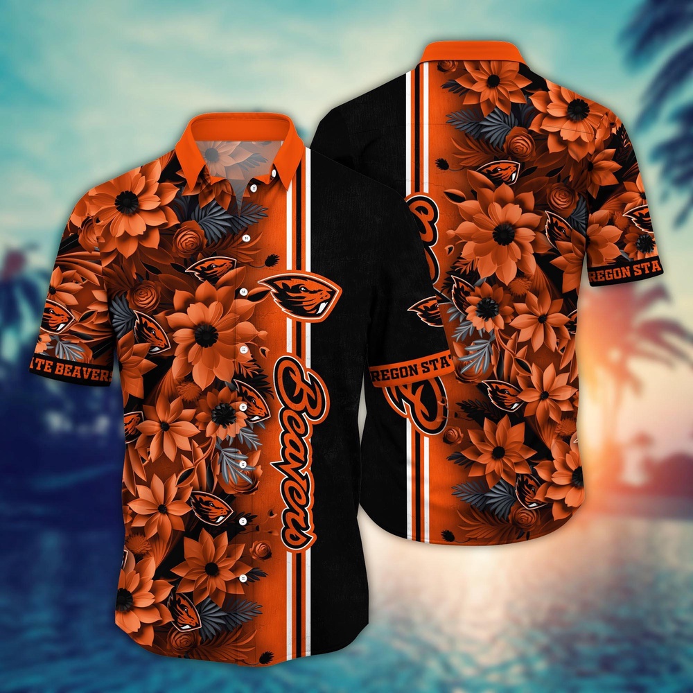 NCAA Oregon State Beavers Hawaiian Shirt Paradise Found For Fans