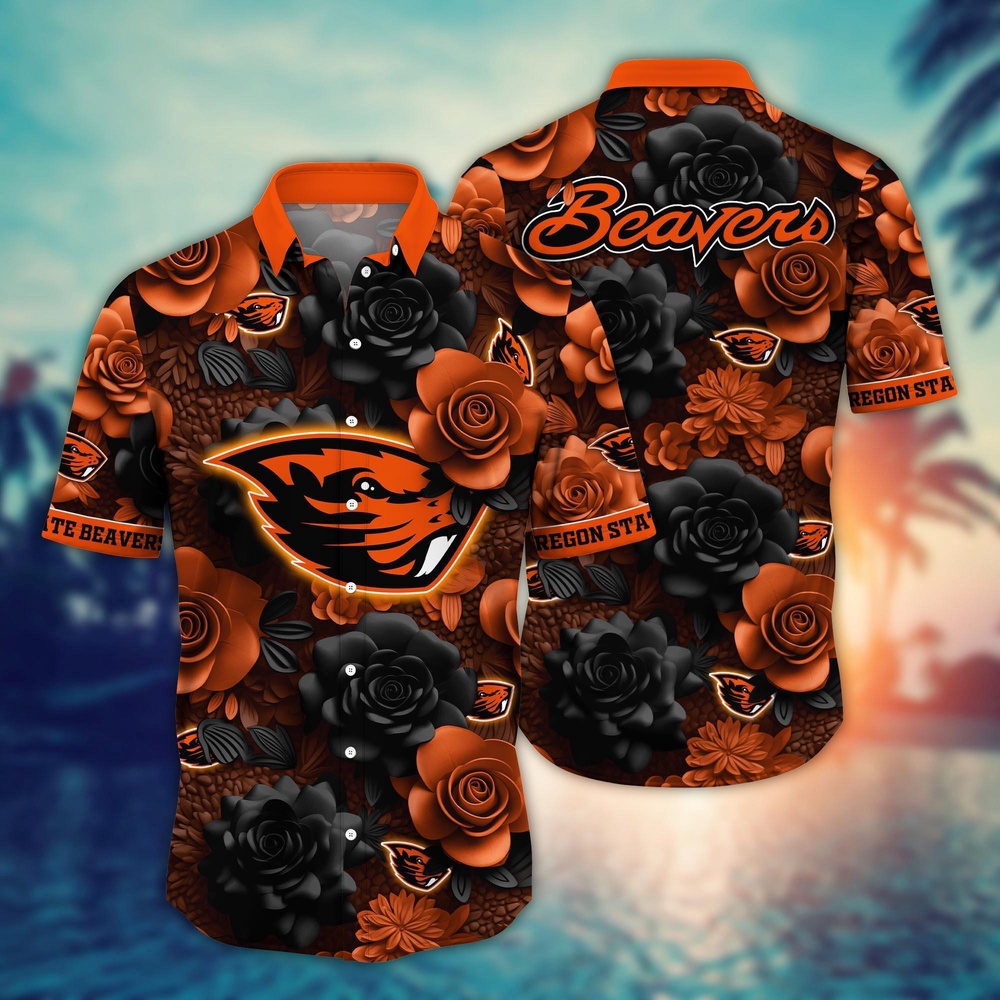 NCAA Oregon State Beavers Hawaiian Shirt Sway In Style For Sports Fans