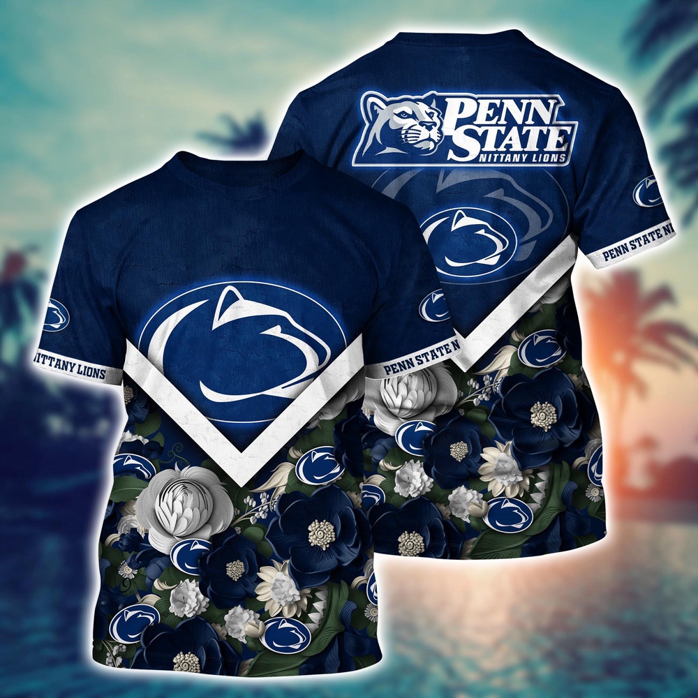 NCAA Penn State Nittany Lions 3D T-Shirt Champion Comfort Fashion For Sports Fans NCAA Penn State Nittany Lions 3D T-Shirt Champion Comfort Fashion For Sports Fans