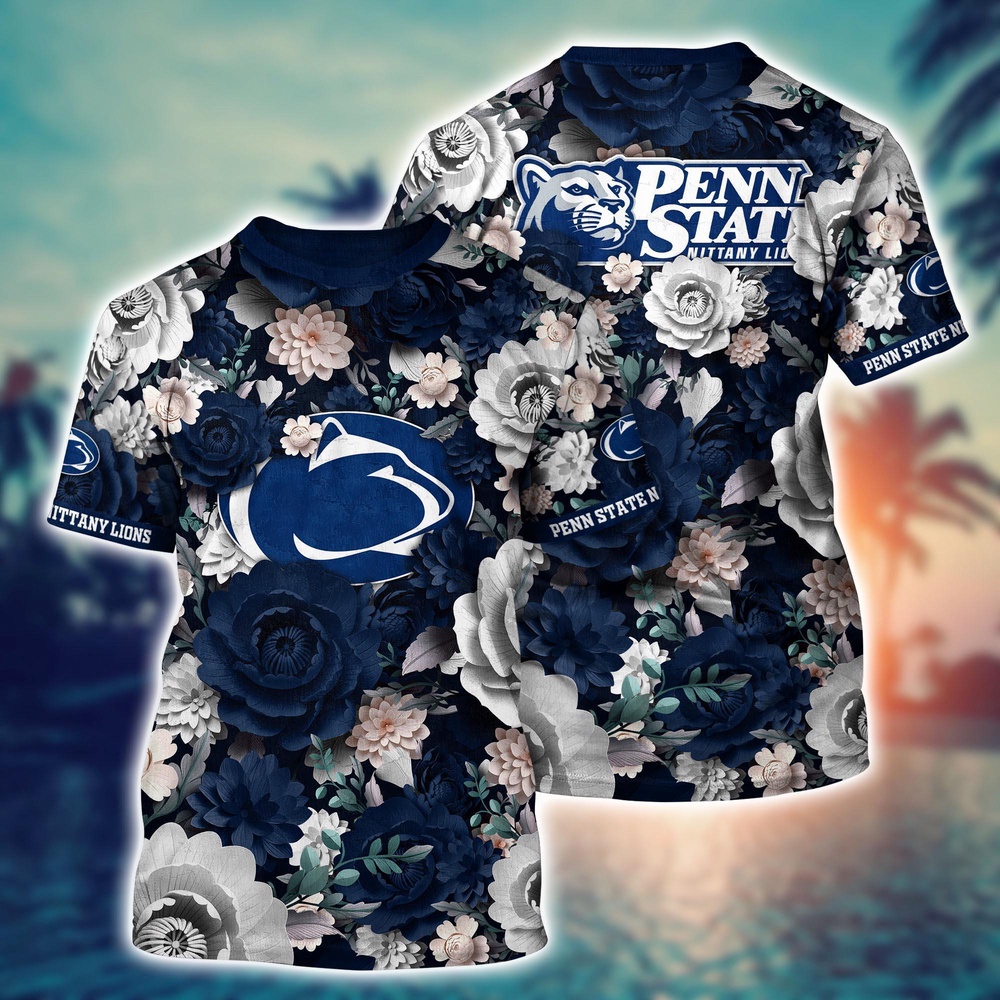 NCAA Penn State Nittany Lions 3D T-Shirt Chic Vibes in Threads For Sports Fans