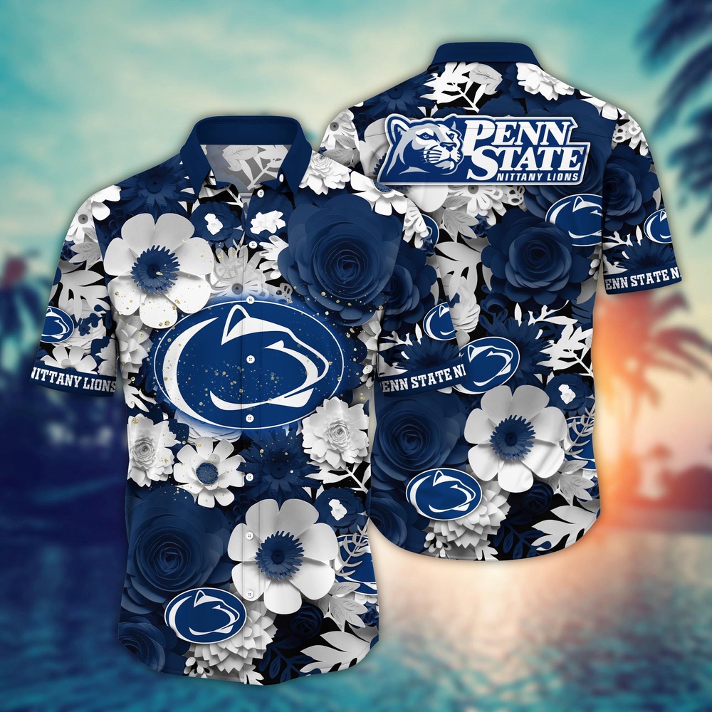 NCAA Penn State Nittany Lions Hawaiian Shirt Breeze Through Triumph For Fans