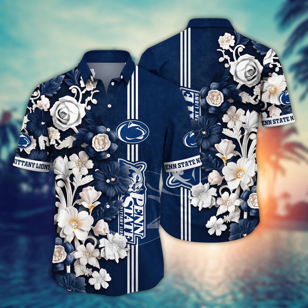 NCAA Penn State Nittany Lions Hawaiian Shirt Fusion Delight For Sports Fans