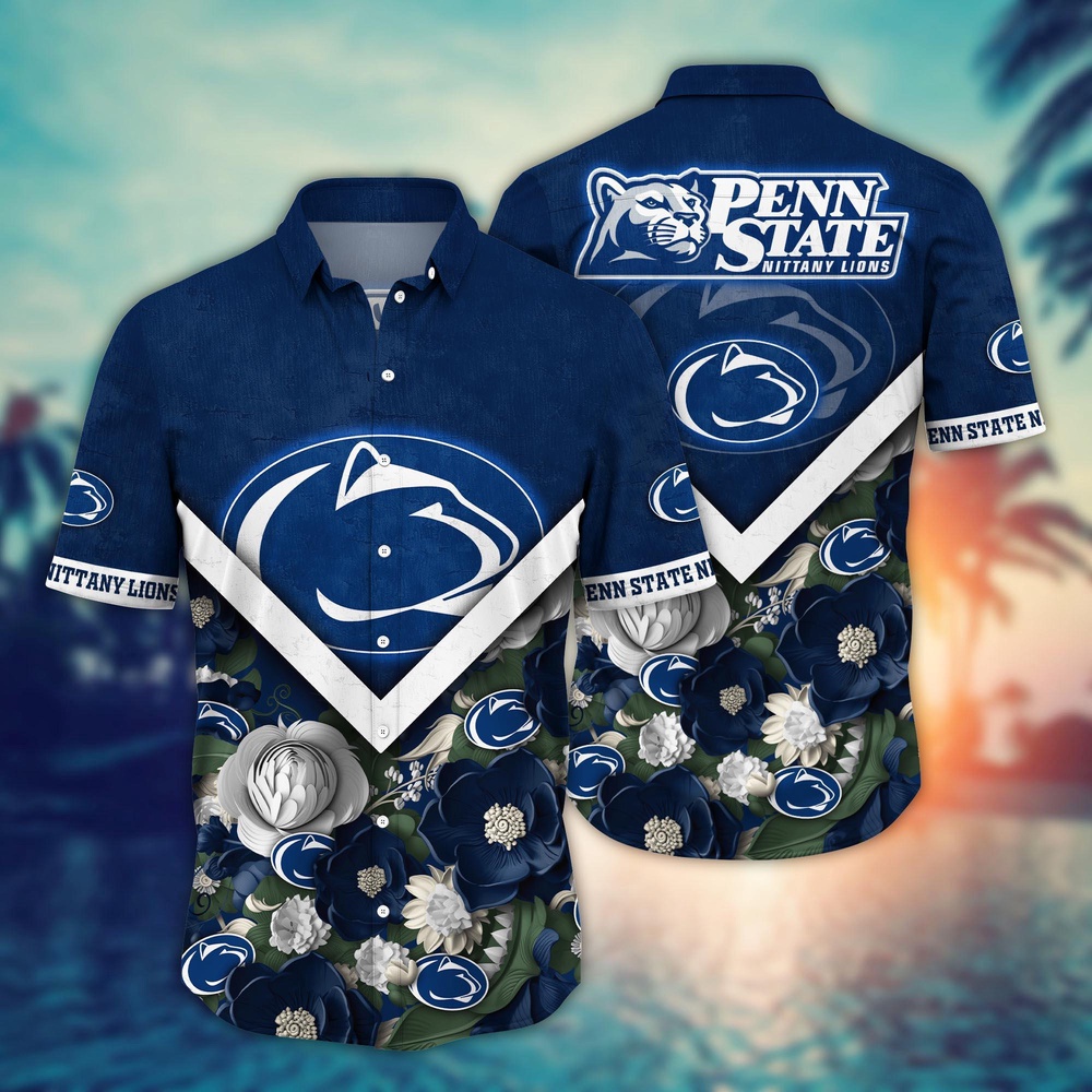 NCAA Penn State Nittany Lions Hawaiian Shirt Tropic Twist For Fans