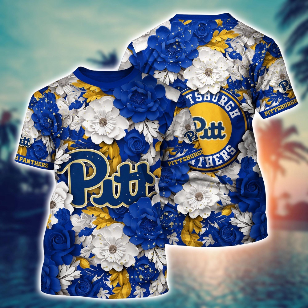 NCAA Pittsburgh Panthers 3D T-Shirt Elegance In Style For Sports Fans NCAA Pittsburgh Panthers 3D T-Shirt Elegance In Style For Sports Fans