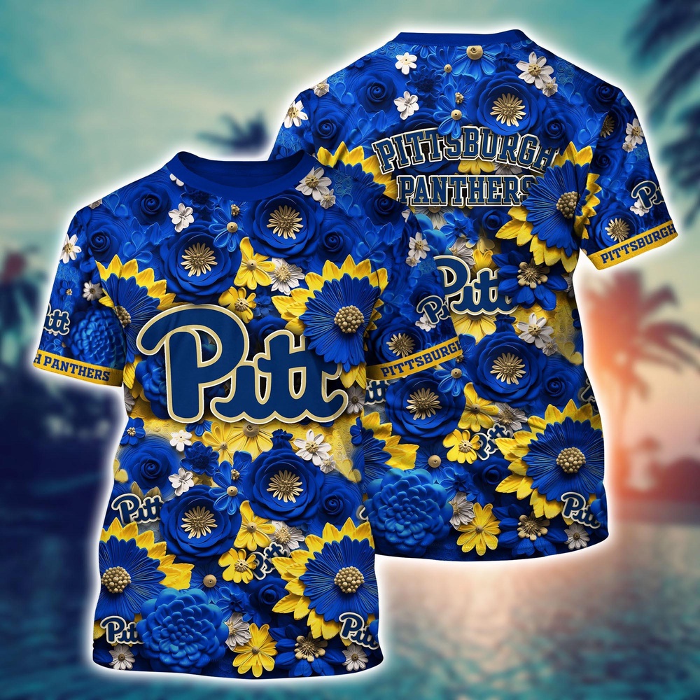 NCAA Pittsburgh Panthers 3D T-Shirt Euphoria in Every Stitch For Sports Fans NCAA Pittsburgh Panthers 3D T-Shirt Euphoria in Every Stitch For Sports Fans