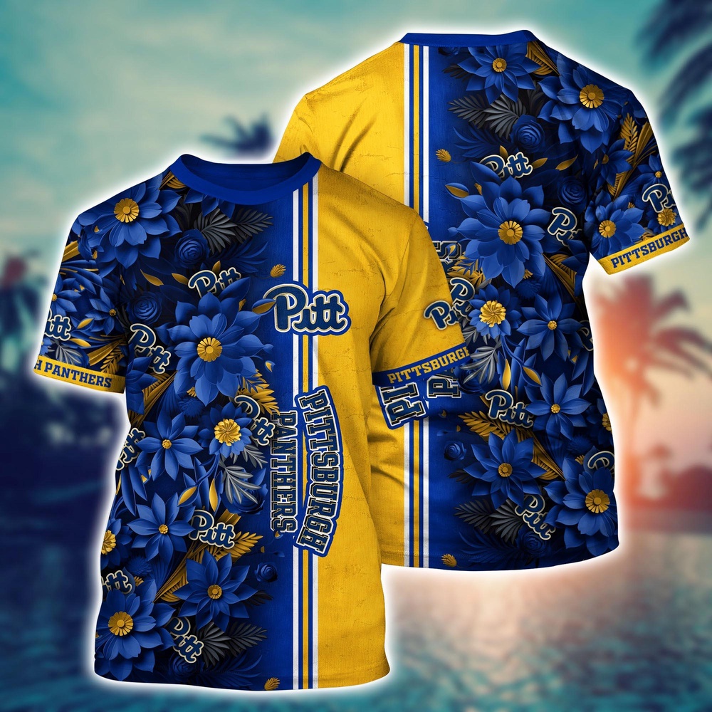 NCAA Pittsburgh Panthers 3D T-Shirt Forward Streetwear Vibes For Sports Fans NCAA Pittsburgh Panthers 3D T-Shirt Forward Streetwear Vibes For Sports Fans