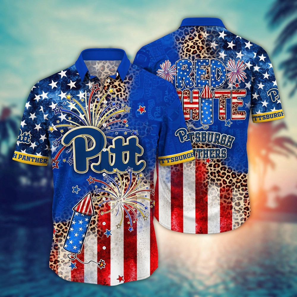 NCAA Pittsburgh Panthers Hawaiian Shirt Aloha All Star Style Gift For Fans NCAA Pittsburgh Panthers Hawaiian Shirt Aloha All Star Style Gift For Fans