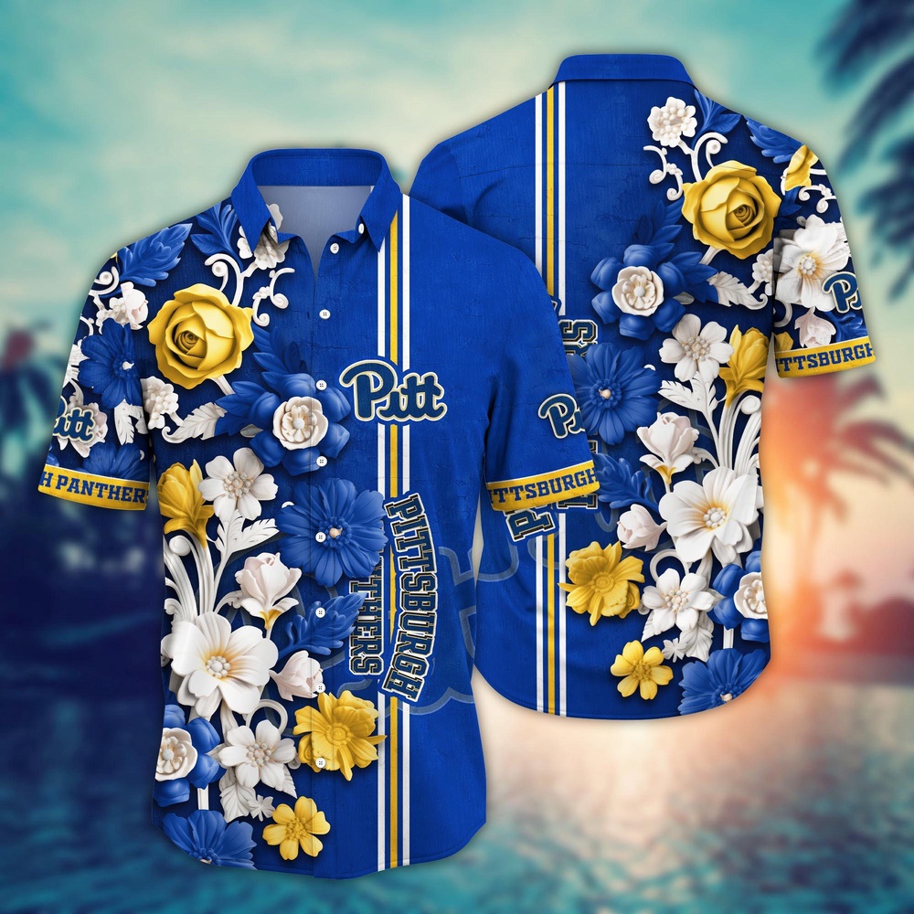 NCAA Pittsburgh Panthers Hawaiian Shirt Breeze Through Glory For Sports Fans NCAA Pittsburgh Panthers Hawaiian Shirt Breeze Through Glory For Sports Fans