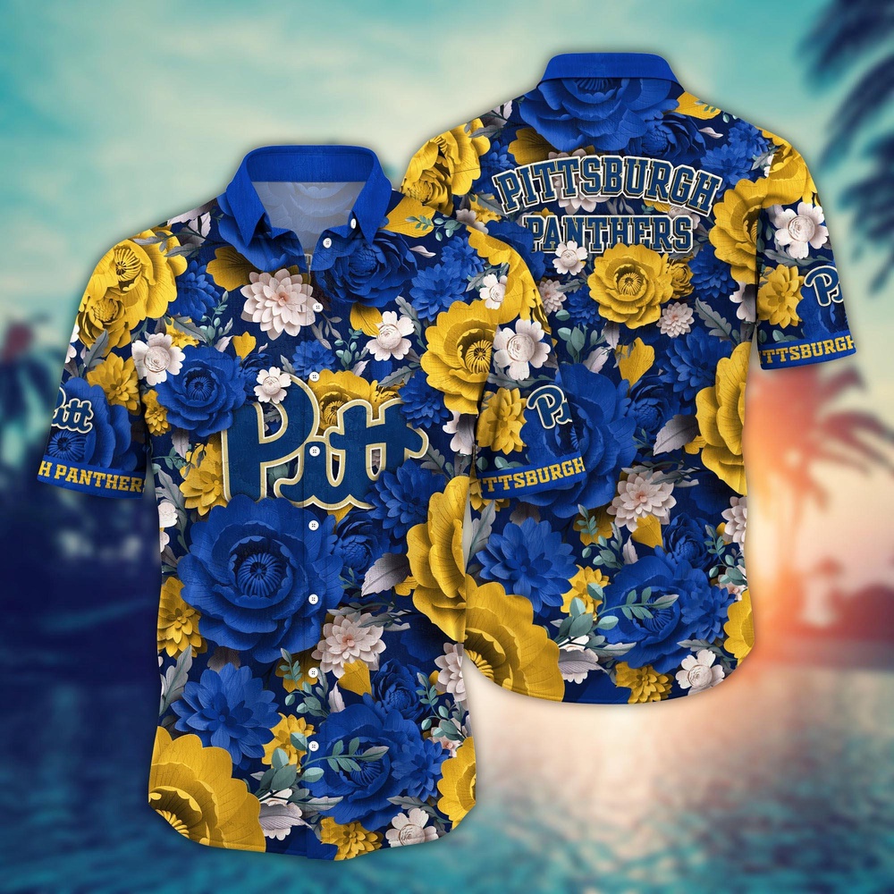 NCAA Pittsburgh Panthers Hawaiian Shirt Champion Elegance For Fans NCAA Pittsburgh Panthers Hawaiian Shirt Champion Elegance For Fans