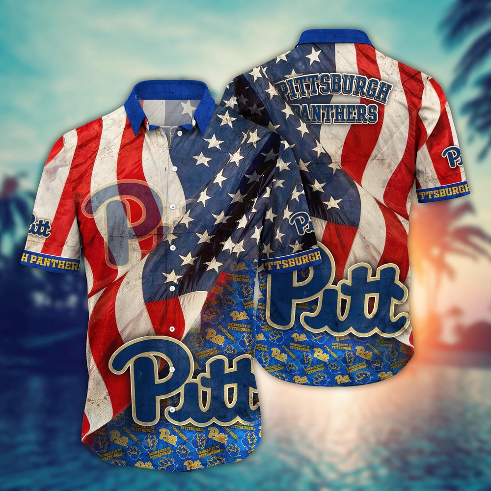 NCAA Pittsburgh Panthers Hawaiian Shirt Serenade In Style For Sports Fans