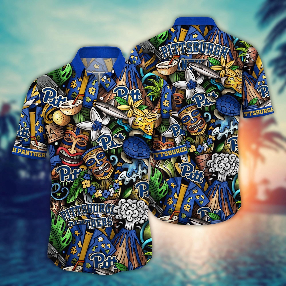 NCAA Pittsburgh Panthers Hawaiian Shirt Sizzling Spirit Gift For Fans