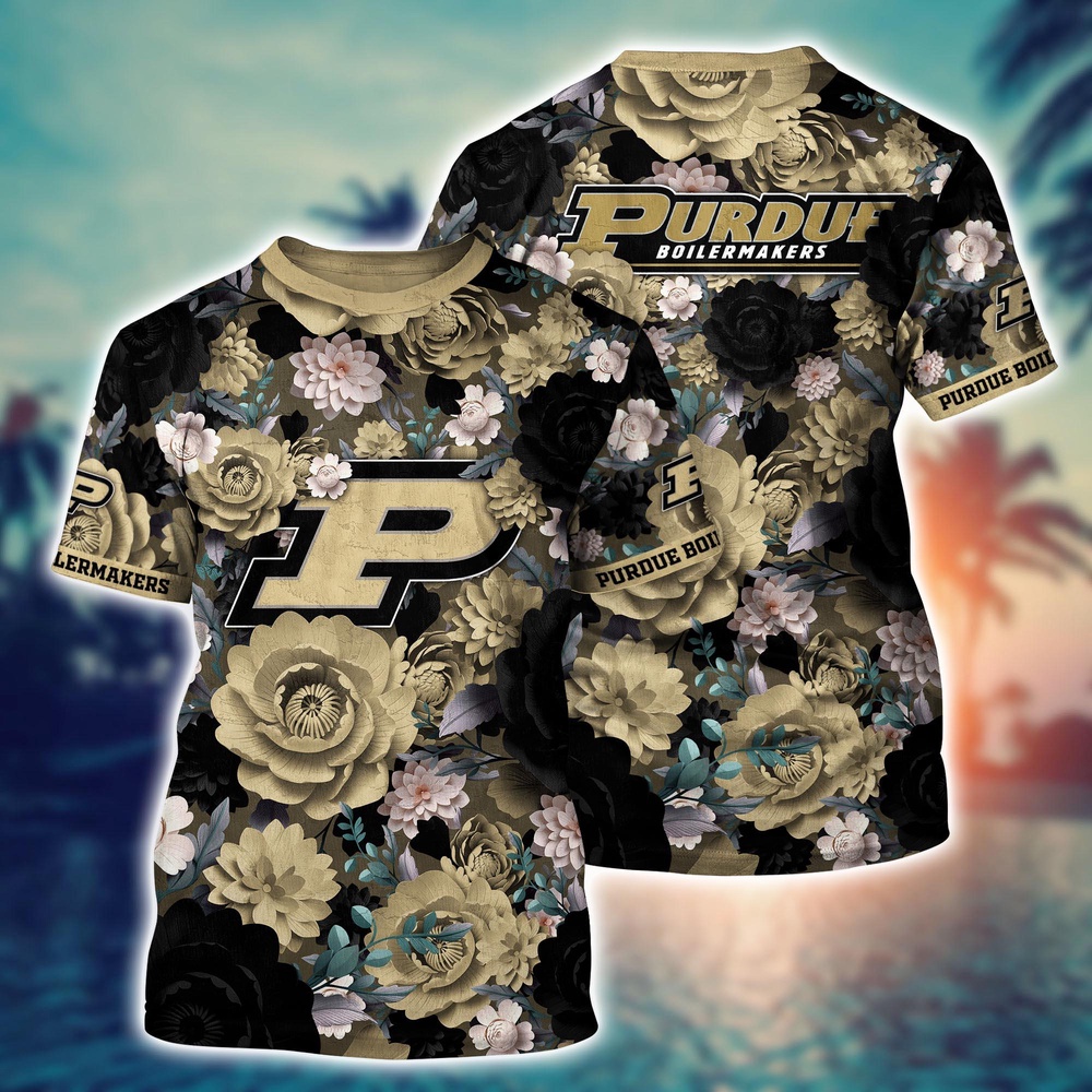 NCAA Purdue Boilermakers 3D T-Shirt Sleek Layers Of Bliss For Sports Fans NCAA Purdue Boilermakers 3D T-Shirt Sleek Layers Of Bliss For Sports Fans