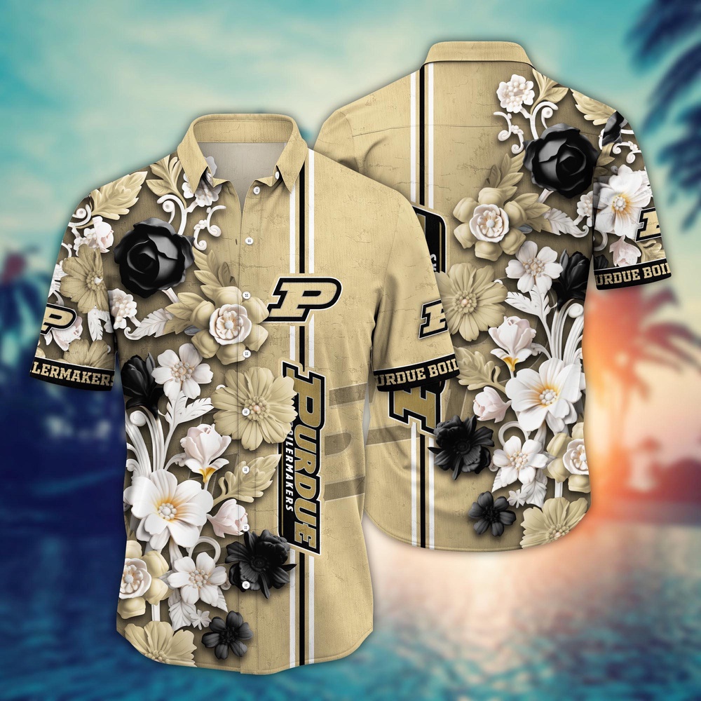 NCAA Purdue Boilermakers Hawaiian Shirt Breeze Through Glory For Sports Fans