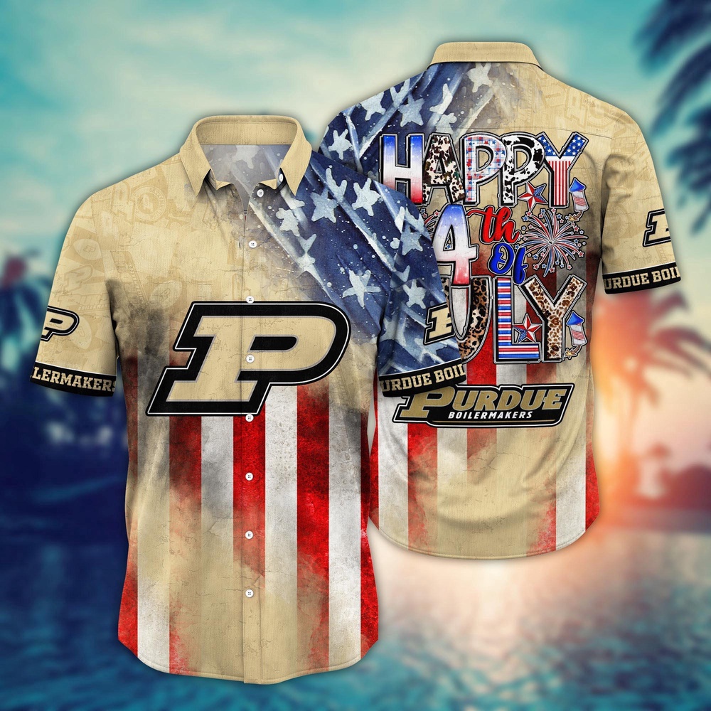 NCAA Purdue Boilermakers Hawaiian Shirt Heatwave Thrive Gift For Fans