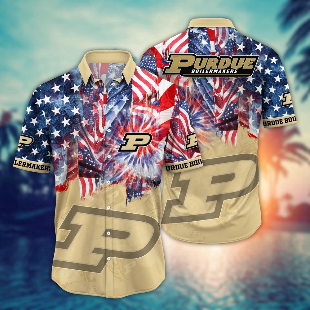 NCAA Purdue Boilermakers Hawaiian Shirt Marching Band Bloom Gift For Fans