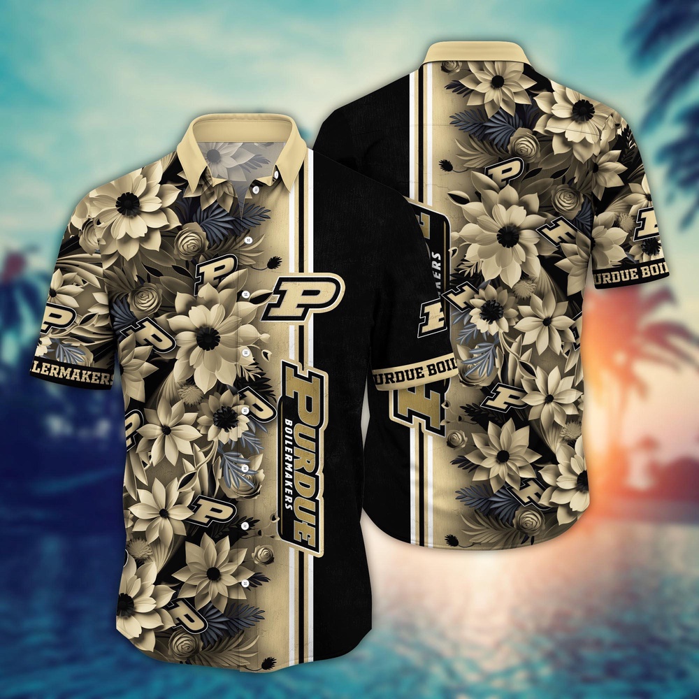 NCAA Purdue Boilermakers Hawaiian Shirt Victory Vibes Aloha Twist For Fans