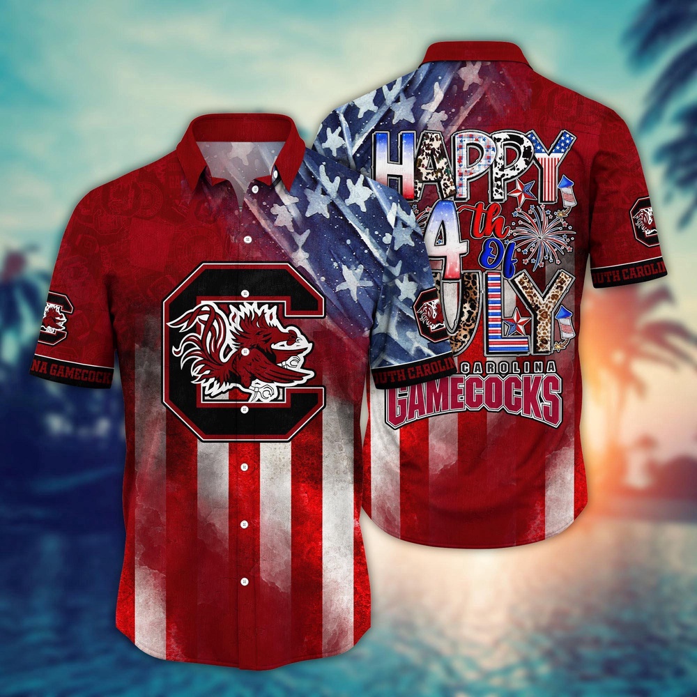 NCAA South Carolina Gamecocks Hawaiian Shirt Breeze Through NCAA Gift For Fans