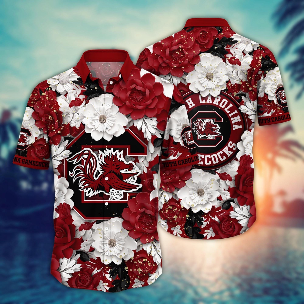 NCAA South Carolina Gamecocks Hawaiian Shirt Spectacular Aloha Symphony For Fans