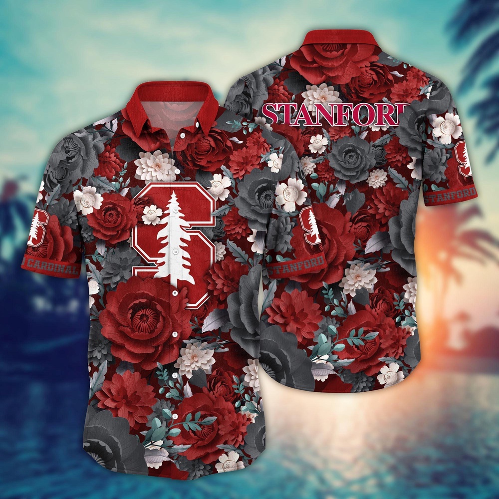 NCAA Stanford Cardinal Hawaiian Shirt Champion Bloom Parade For Fans NCAA Stanford Cardinal Hawaiian Shirt Champion Bloom Parade For Fans