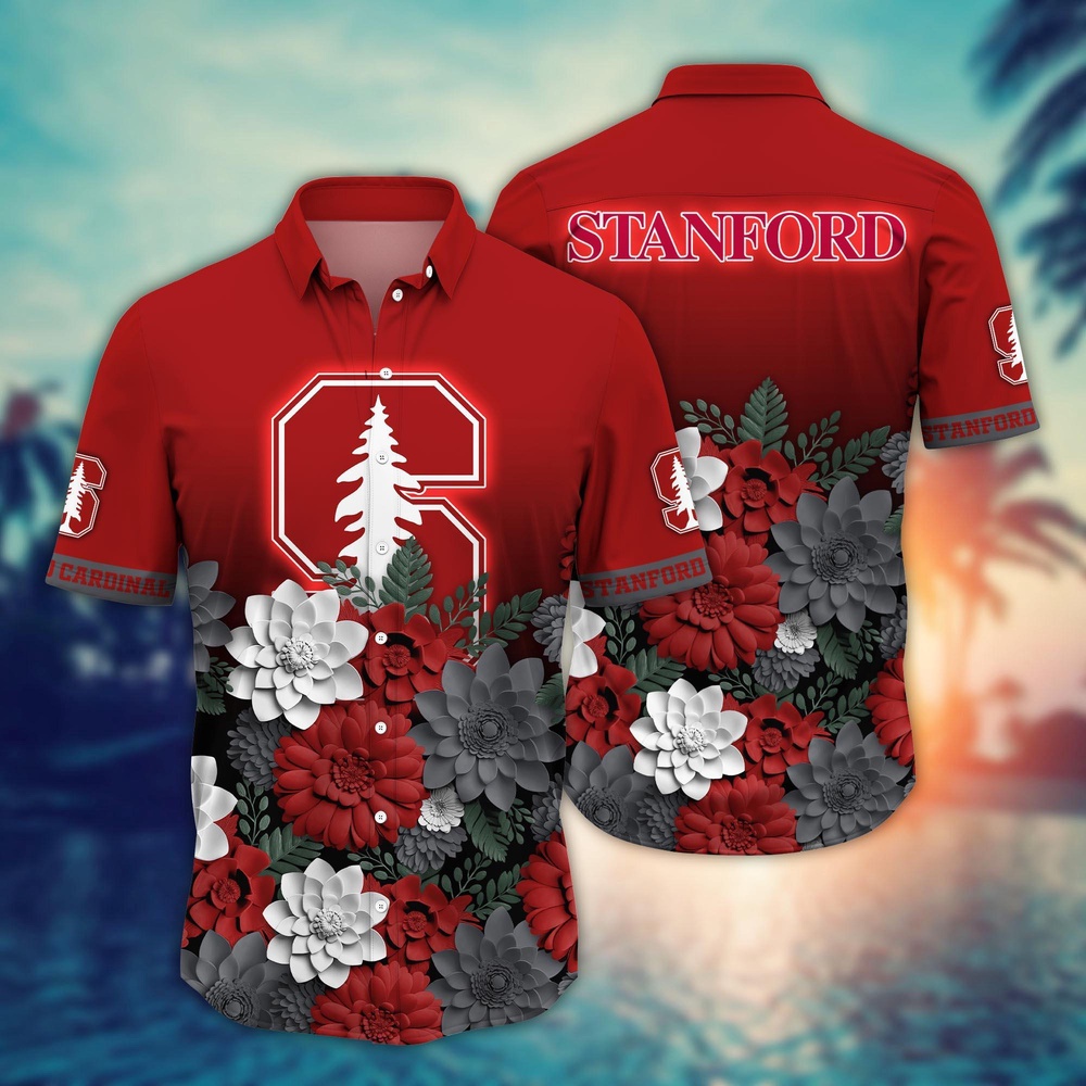 NCAA Stanford Cardinal Hawaiian Shirt Cheer Chic Carnival For Fans NCAA Stanford Cardinal Hawaiian Shirt Cheer Chic Carnival For Fans