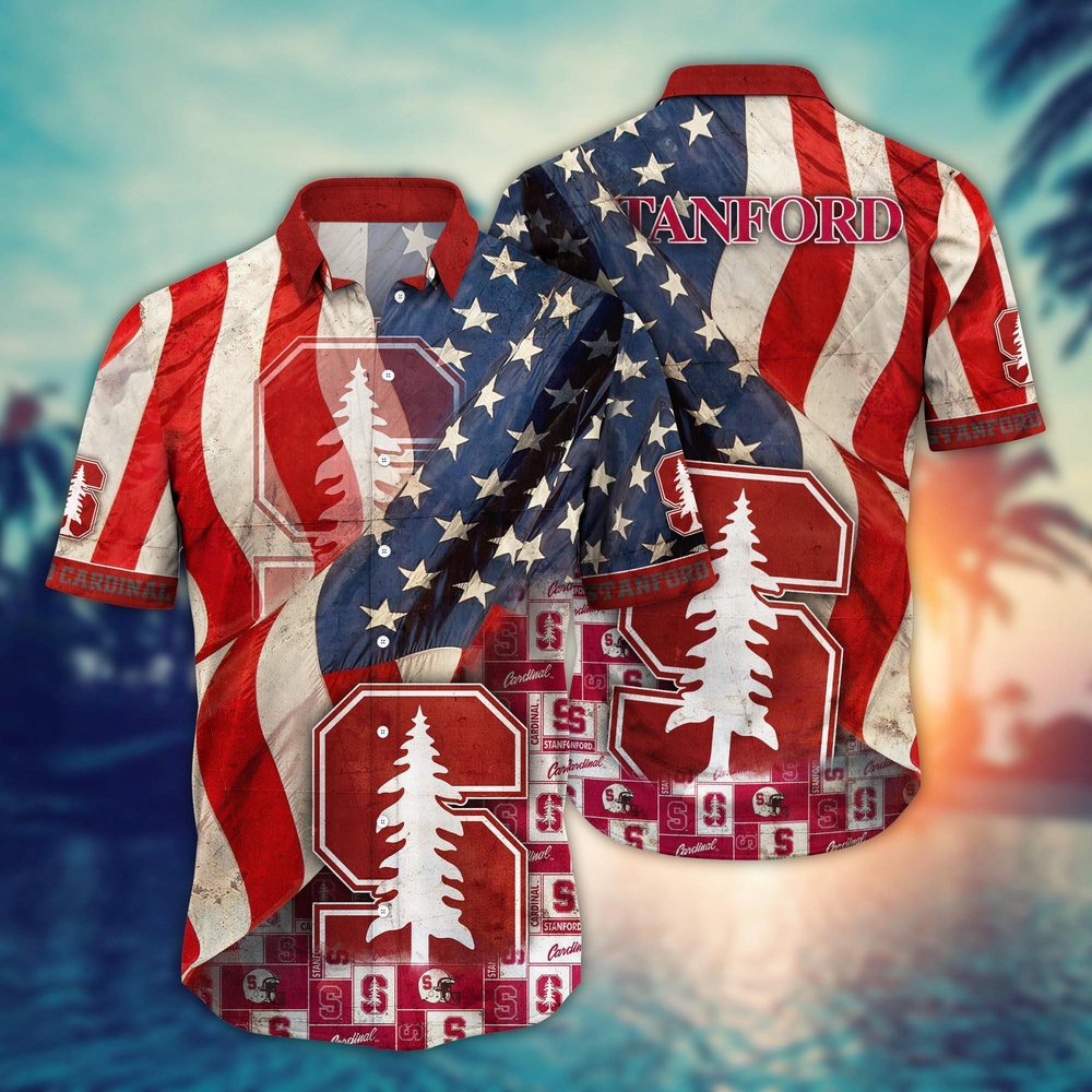 NCAA Stanford Cardinal Hawaiian Shirt Chic Blossom Waltz For Sports Fans NCAA Stanford Cardinal Hawaiian Shirt Chic Blossom Waltz For Sports Fans