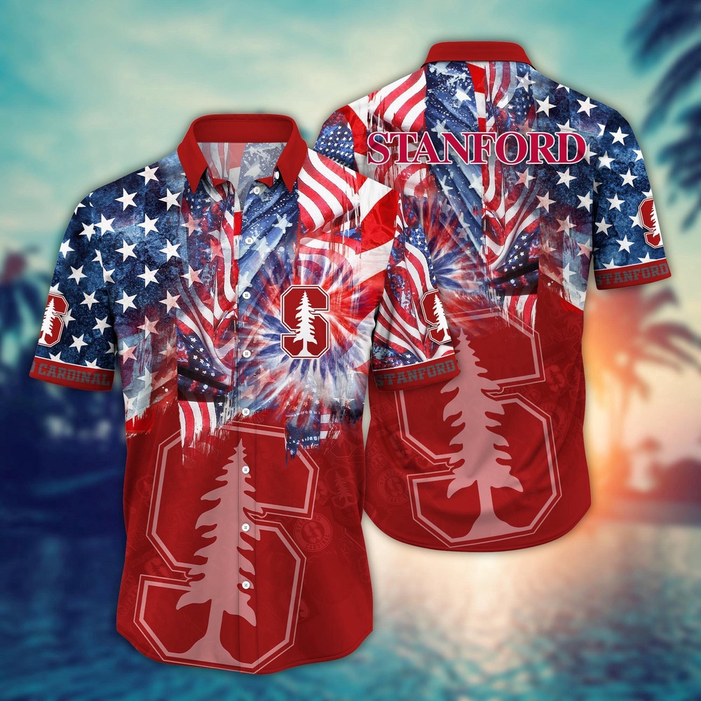 NCAA Stanford Cardinal Hawaiian Shirt Sideline Bloom Gift For Fans NCAA Stanford Cardinal Hawaiian Shirt Sideline Bloom Gift For Fans