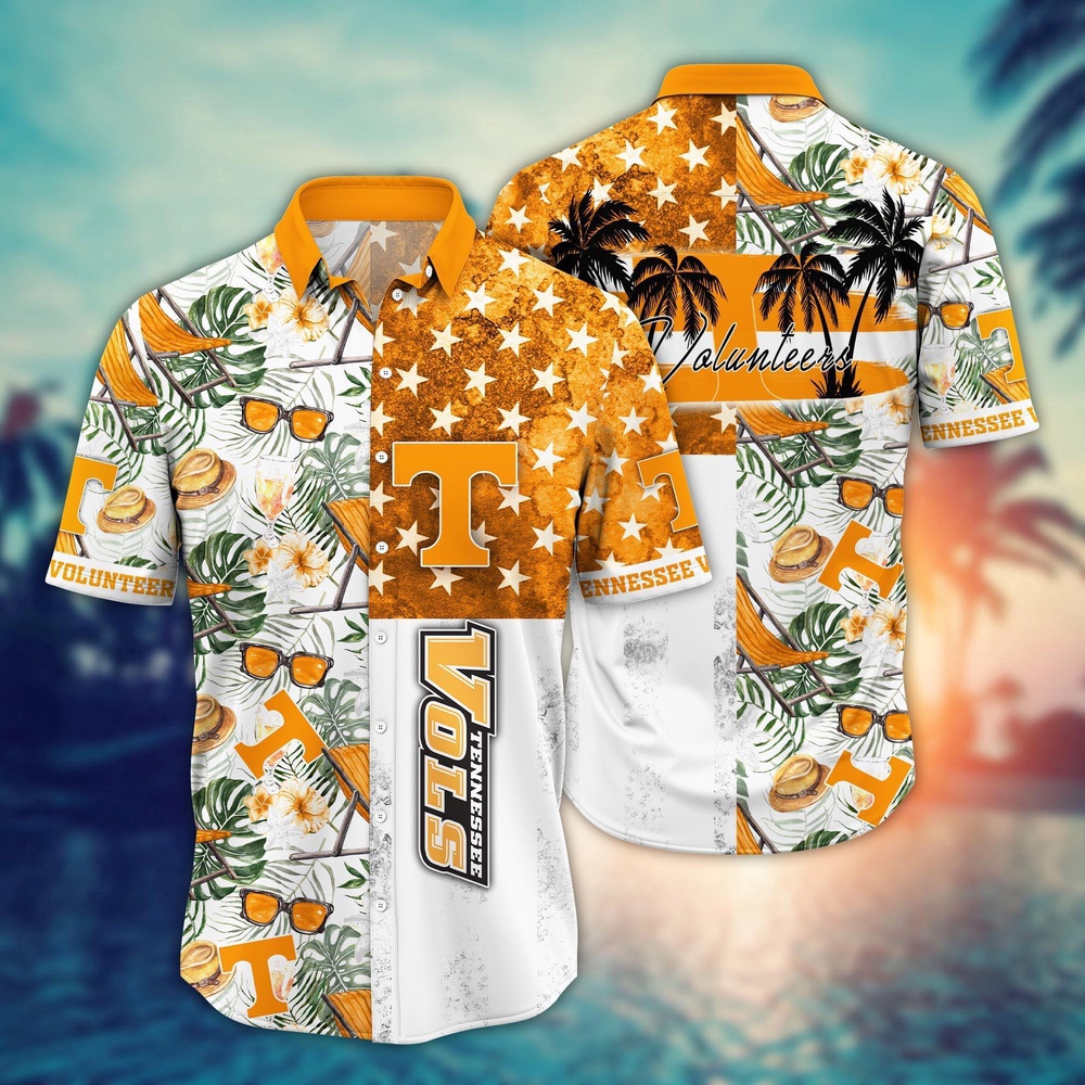 NCAA Tennessee Volunteers Hawaiian Shirt Glory Garden Gift For Fans NCAA Tennessee Volunteers Hawaiian Shirt Glory Garden Gift For Fans