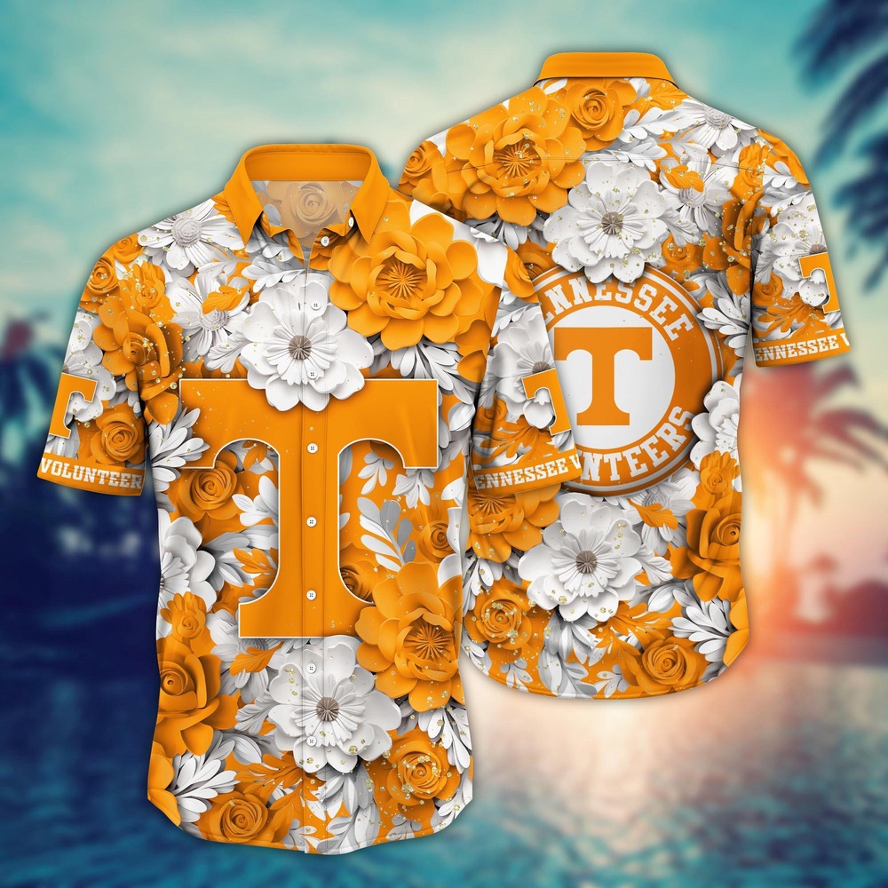 NCAA Tennessee Volunteers Hawaiian Shirt Tropical Euphoria For Fans NCAA Tennessee Volunteers Hawaiian Shirt Tropical Euphoria For Fans