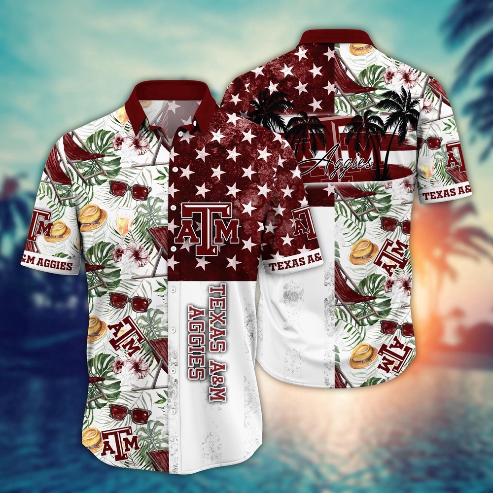 NCAA Texas A&M Aggies Hawaiian Shirt Glory Garden Gift For Fans NCAA Texas A&M Aggies Hawaiian Shirt Glory Garden Gift For Fans