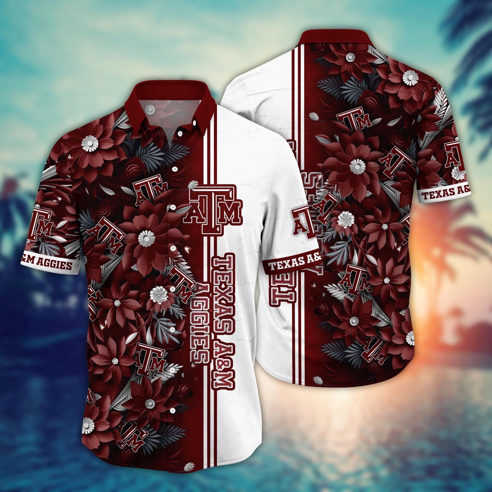 NCAA Texas A&M Aggies Hawaiian Shirt Paradise Found For Fans NCAA Texas A&M Aggies Hawaiian Shirt Paradise Found For Fans