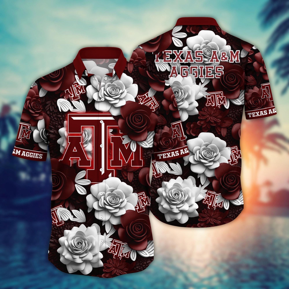 NCAA Texas A&M Aggies Hawaiian Shirt Sway In Style For Sports Fans NCAA Texas A&M Aggies Hawaiian Shirt Sway In Style For Sports Fans