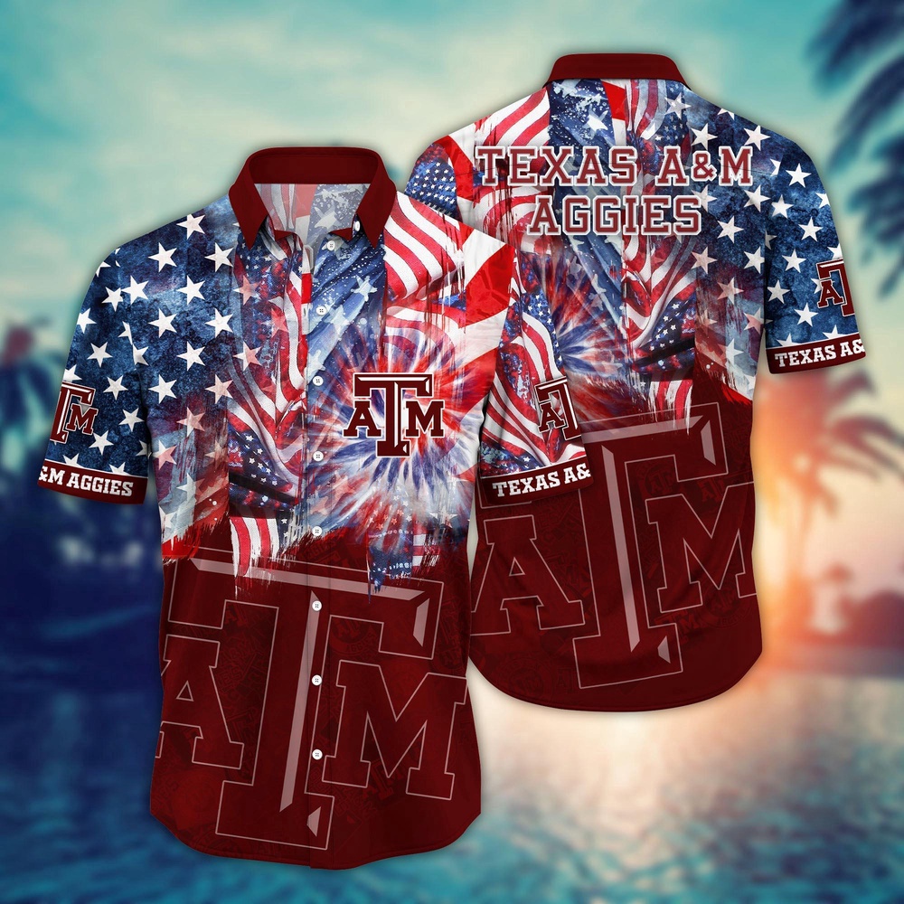 NCAA Texas A&M Aggies Hawaiian Shirt Winning Waves Gift For Fans NCAA Texas A&M Aggies Hawaiian Shirt Winning Waves Gift For Fans