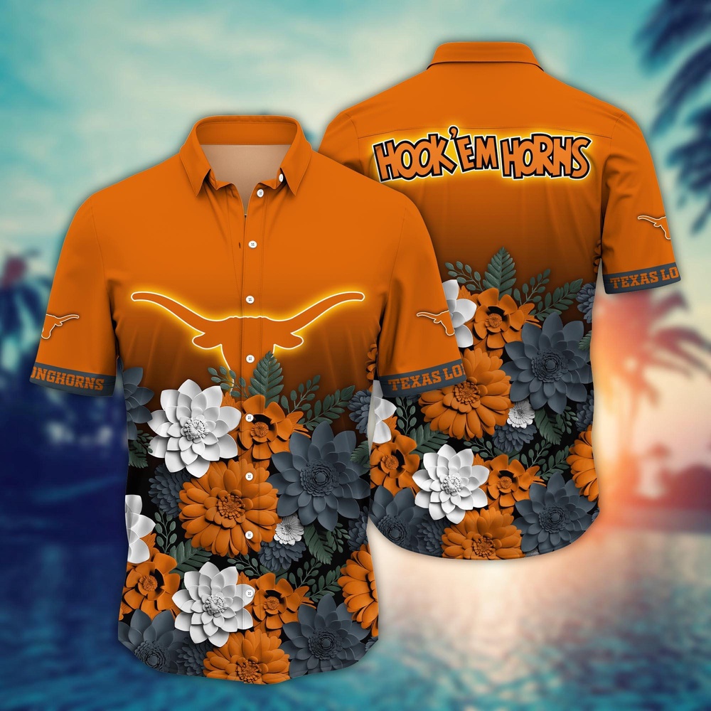 NCAA Texas Longhorns Hawaiian Shirt Spectacle Swing For Fans NCAA Texas Longhorns Hawaiian Shirt Spectacle Swing For Fans