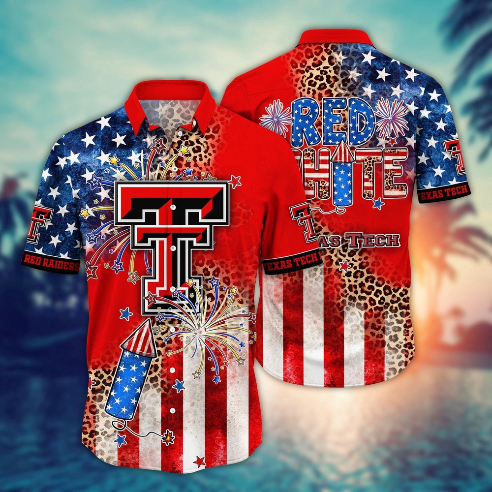 NCAA Texas Tech Red Raiders Hawaiian Shirt Aloha All Star Style Gift For Fans NCAA Texas Tech Red Raiders Hawaiian Shirt Aloha All Star Style Gift For Fans