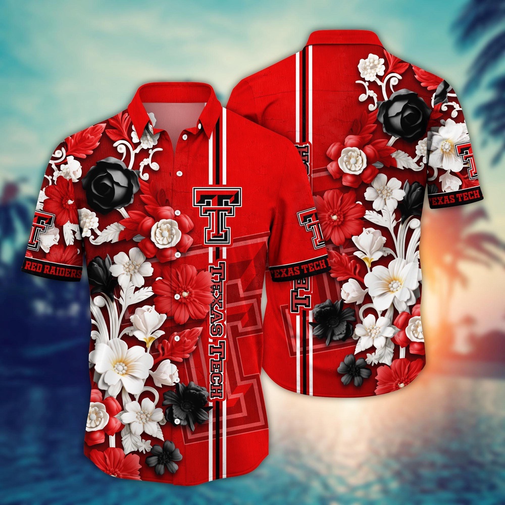 NCAA Texas Tech Red Raiders Hawaiian Shirt Breeze Through Glory For Sports Fans NCAA Texas Tech Red Raiders Hawaiian Shirt Breeze Through Glory For Sports Fans