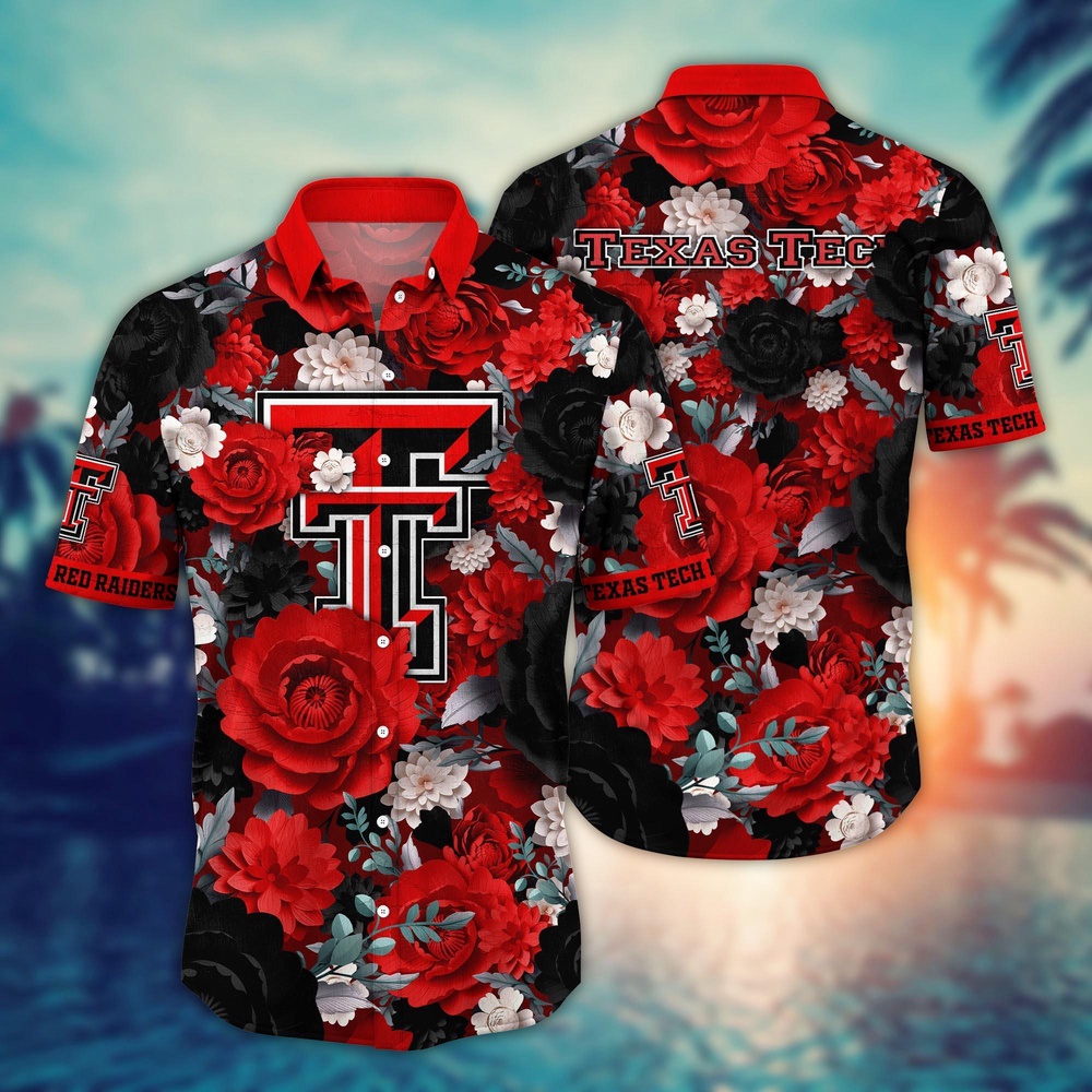 NCAA Texas Tech Red Raiders Hawaiian Shirt Champion Elegance For Fans NCAA Texas Tech Red Raiders Hawaiian Shirt Champion Elegance For Fans