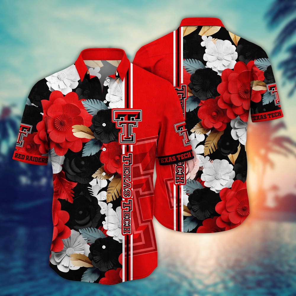 NCAA Texas Tech Red Raiders Hawaiian Shirt Champion’s Paradise For Sports Fans NCAA Texas Tech Red Raiders Hawaiian Shirt Champion’s Paradise For Sports Fans