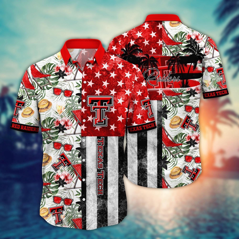 NCAA Texas Tech Red Raiders Hawaiian Shirt Team Pride Paradise Gift For Fans NCAA Texas Tech Red Raiders Hawaiian Shirt Team Pride Paradise Gift For Fans
