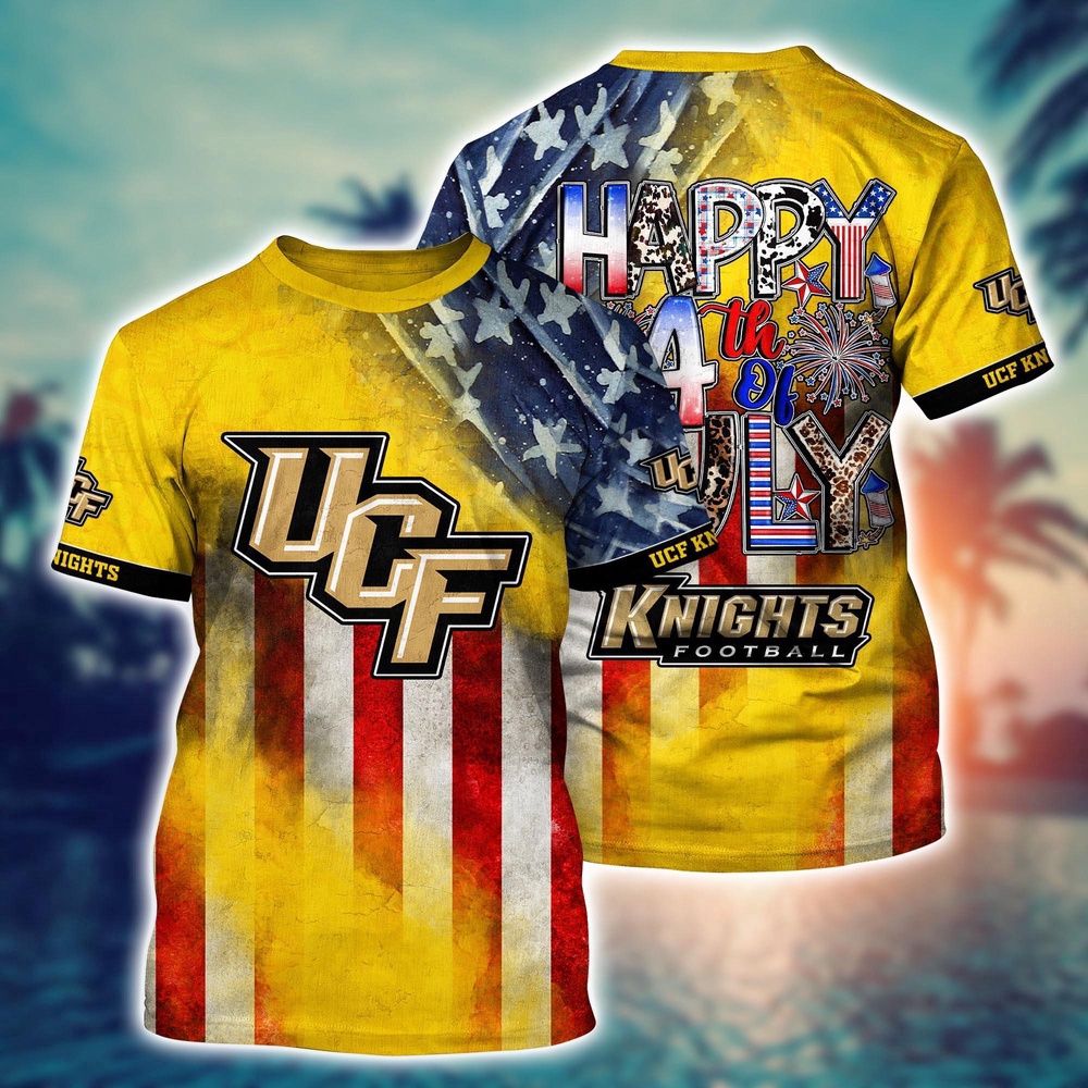 NCAA UCF Knights 3D T-Shirt Champion Comfort For Fans NCAA UCF Knights 3D T-Shirt Champion Comfort For Fans